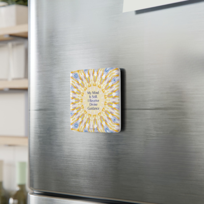 Porcelain Magnet, Square, Still Mind