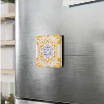 Porcelain Magnet, Square, Truly Powerful