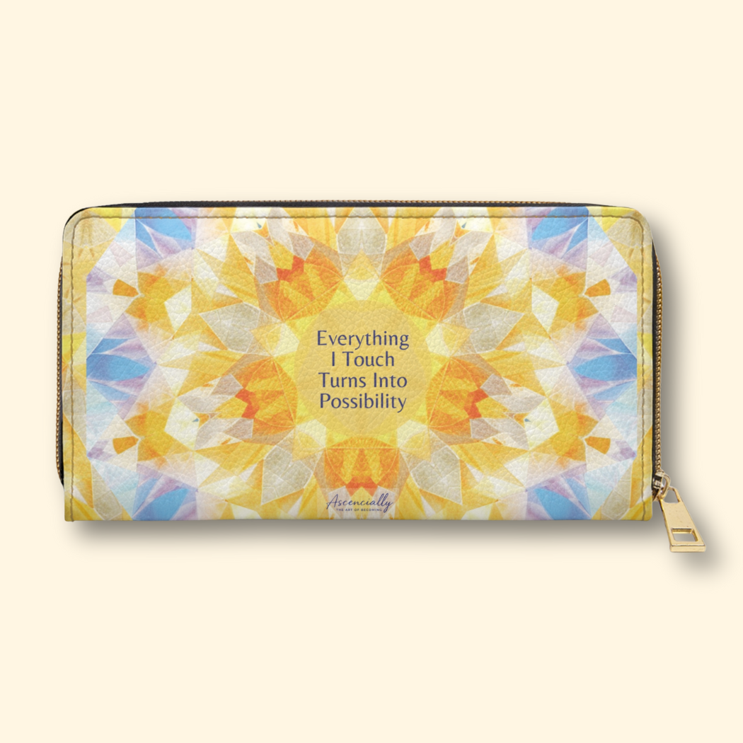 Zipper Wallet – “Infinite Possibilities”