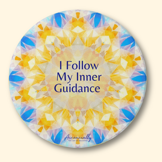 Ceramic Coaster, Inner Guidance