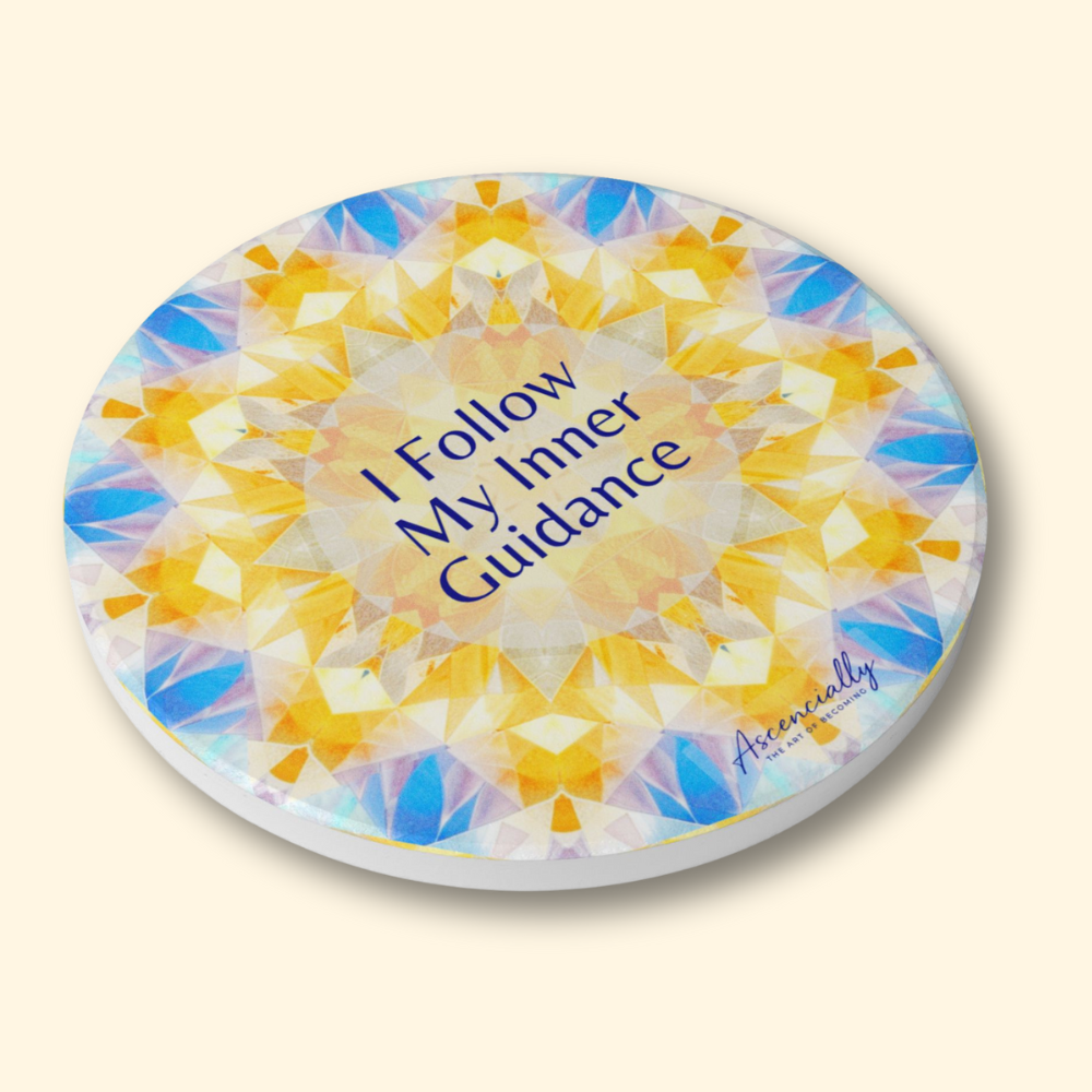 Ceramic Coaster, Inner Guidance
