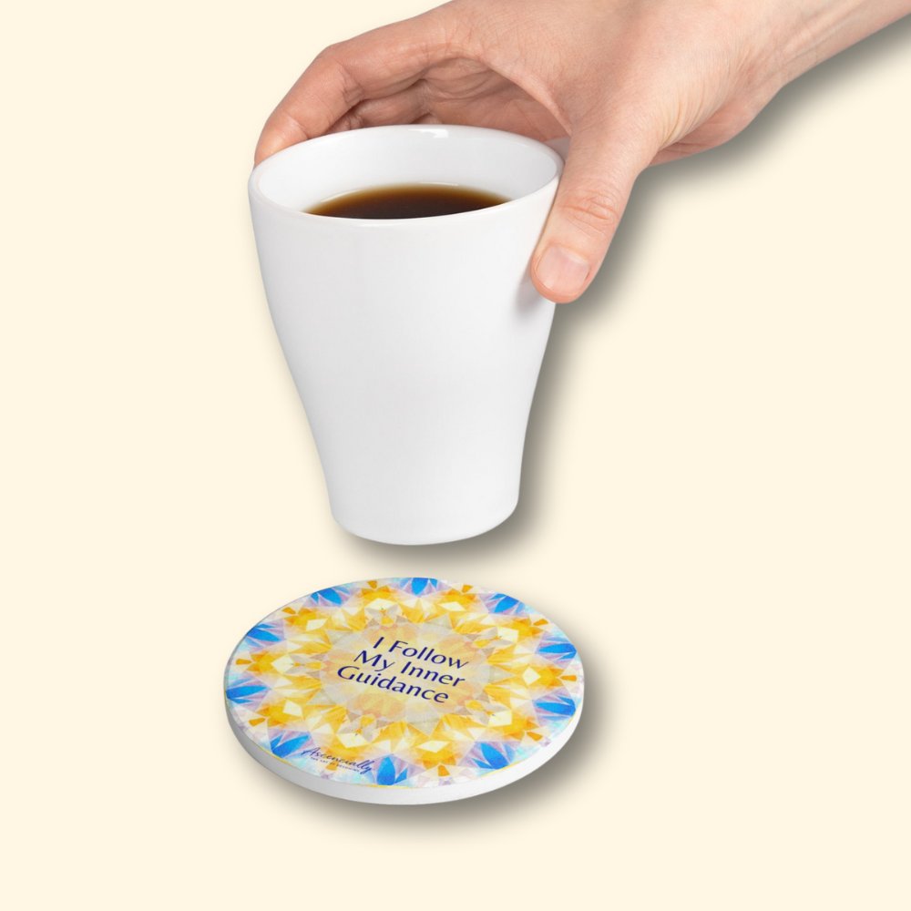 Ceramic Coaster, Inner Guidance