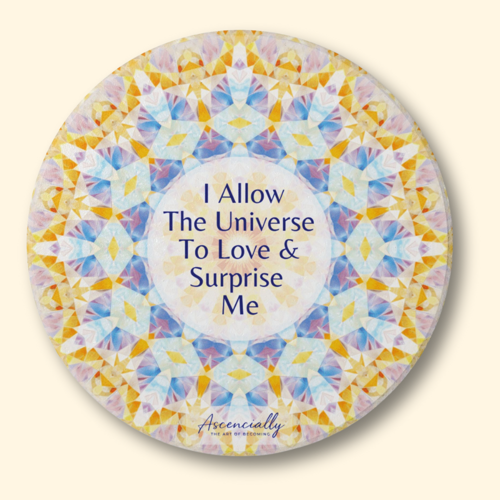Ceramic Coaster, Love & Surprise