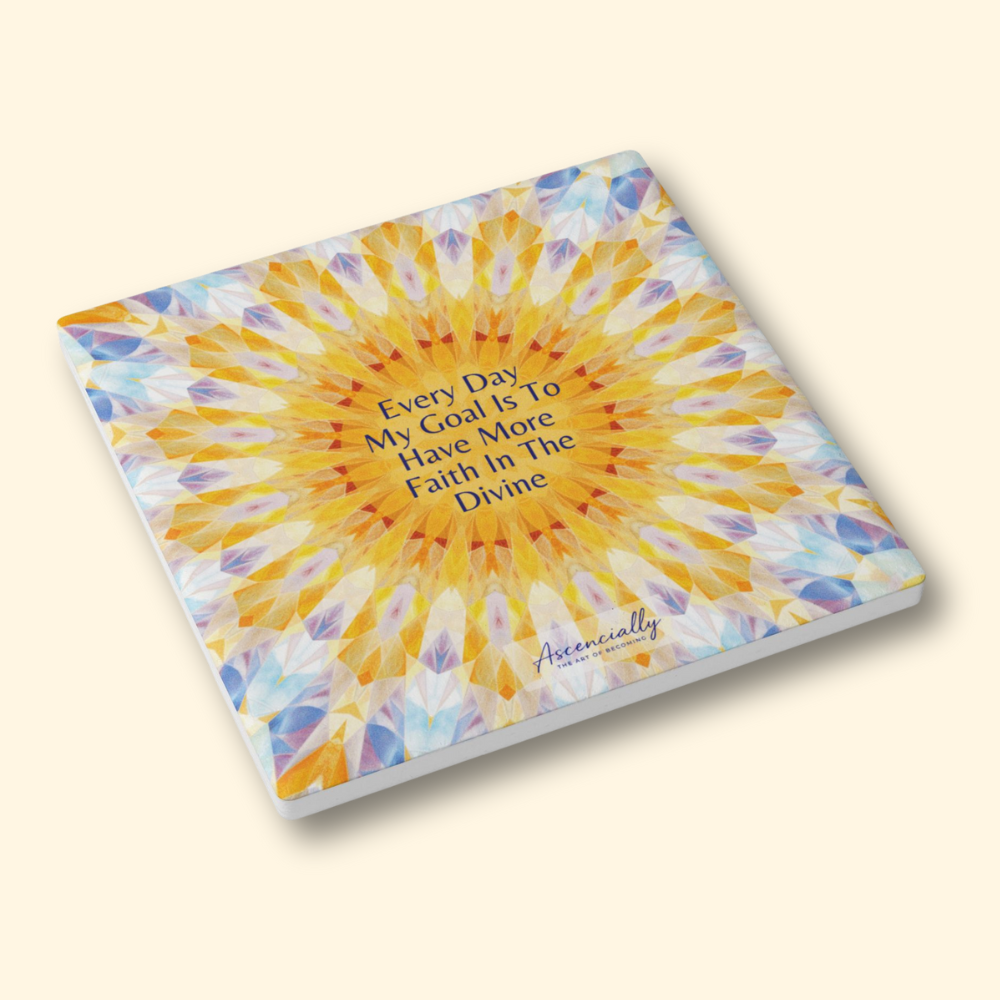 Ceramic Coaster, Faith In The Divinie