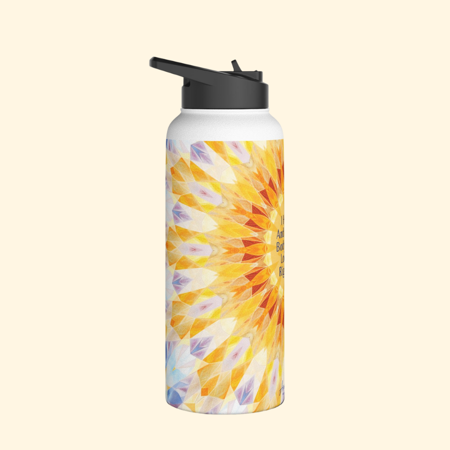Stainless Steel Water Bottle – “Love My Body”